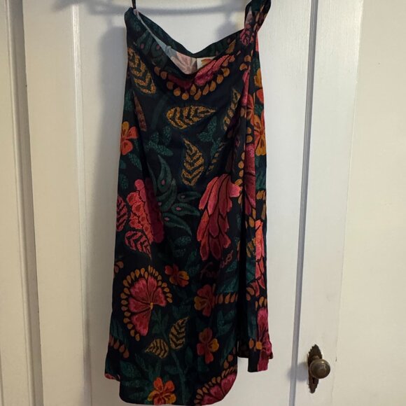 Farm Rio - Black Flowerdoscopic Midi Skirt & Top Set - Picture 4 of 11